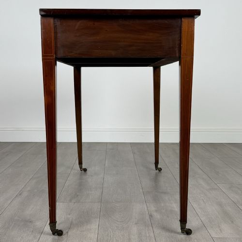 ANTIQUE 20TH CENTURY WRITING TABLE IN MAHOGANY - ADDITIONAL PHOTO 6