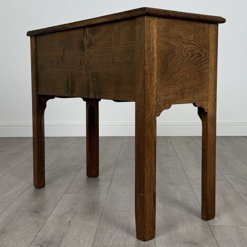 ANTIQUE 20TH CENTURY SMALL OAK DESK OF GOOD QUALITY - ADDITIONAL PHOTO 5