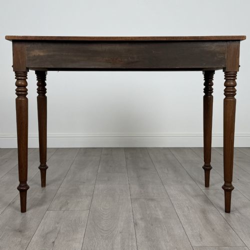 ANTIQUE 18TH CENTURY GOOD QUALITY WRITING TABLE IN MAHOGANY - ADDITIONAL PHOTO 4