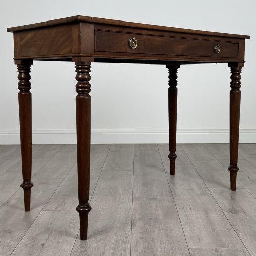 ANTIQUE 18TH CENTURY GOOD QUALITY WRITING TABLE IN MAHOGANY - ADDITIONAL PHOTO 7