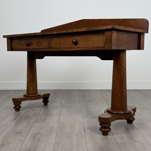 ANTIQUE 19TH CENTURY WRITING TABLE IN MAHOGANY - ADDITIONAL PHOTO 1
