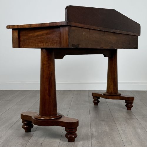 ANTIQUE 19TH CENTURY WRITING TABLE IN MAHOGANY - ADDITIONAL PHOTO 3