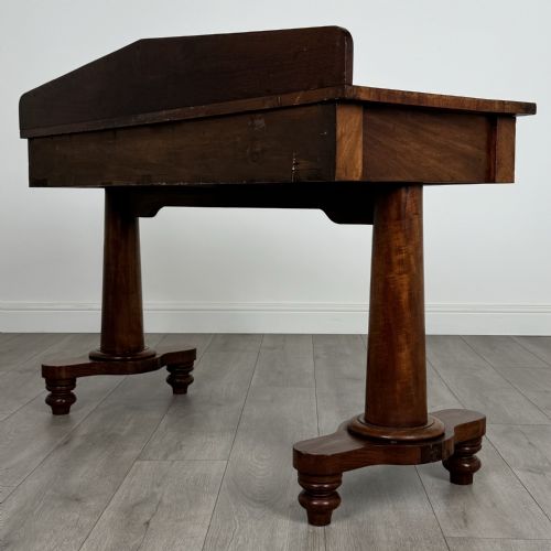 ANTIQUE 19TH CENTURY WRITING TABLE IN MAHOGANY - ADDITIONAL PHOTO 5