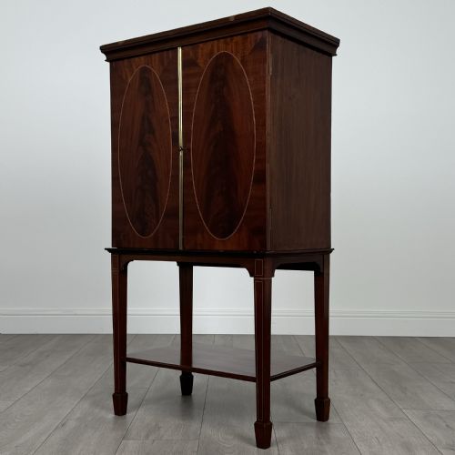 ANTIQUE 20TH CENTURY FINE QUALITY CABINET IN MAHOGANY - ADDITIONAL PHOTO 2