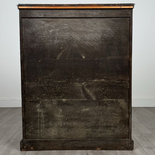 ANTIQUE 19TH CENTURY INLAID PIER CABINET IN WALNUT - ADDITIONAL PHOTO 5