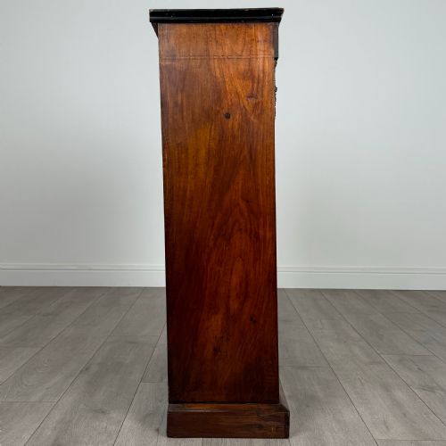 ANTIQUE 19TH CENTURY INLAID PIER CABINET IN WALNUT - ADDITIONAL PHOTO 7