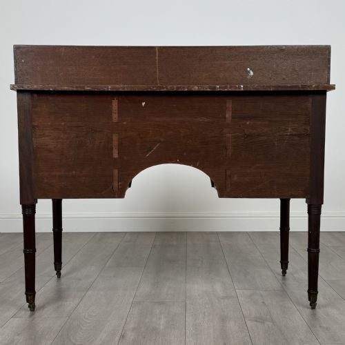 ANTIQUE 19TH CENTURY WRITING DESK IN MAHOGANY - ADDITIONAL PHOTO 4