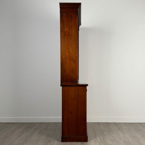 ANTIQUE 20TH CENTURY FINE QUALITY BOOKCASE IN WALNUT - ADDITIONAL PHOTO 8