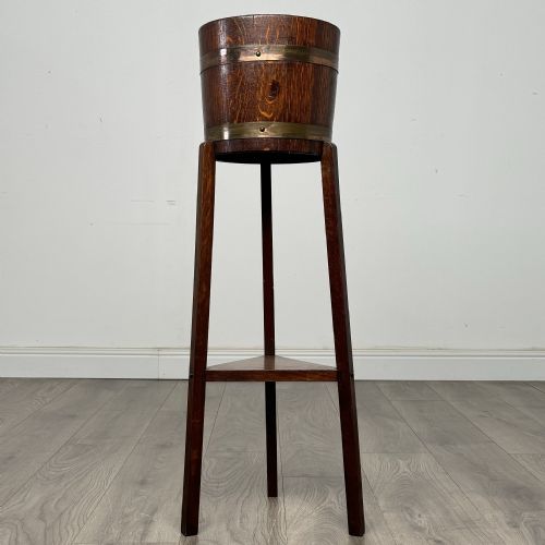 ANTIQUE 20TH CENTURY PAIR OF RA LISTER CO PLANT STANDS - ADDITIONAL PHOTO 1