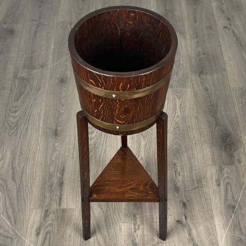 ANTIQUE 20TH CENTURY PAIR OF RA LISTER CO PLANT STANDS - ADDITIONAL PHOTO 2