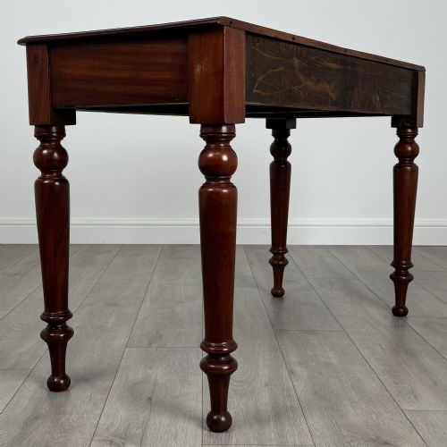 ANTIQUE 19TH CENTURY WRITING TABLE IN MAHOGANY - ADDITIONAL PHOTO 3