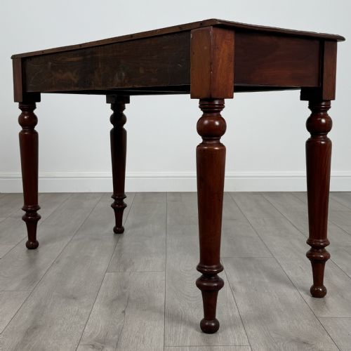 ANTIQUE 19TH CENTURY WRITING TABLE IN MAHOGANY - ADDITIONAL PHOTO 5