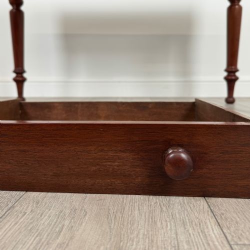 ANTIQUE 19TH CENTURY WRITING TABLE IN MAHOGANY - ADDITIONAL PHOTO 11