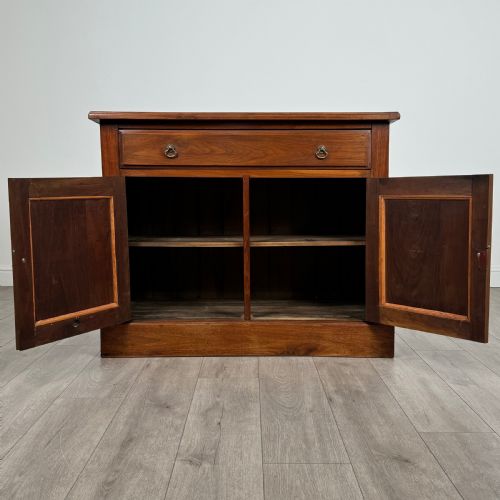 ANTIQUE 20TH CENTURY CUPBOARD IN CHERRYWOOD - ADDITIONAL PHOTO 1