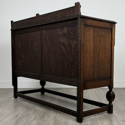 ANTIQUE 20TH CENTURY FINE QUALITY SIDEBOARD IN OAK - ADDITIONAL PHOTO 6