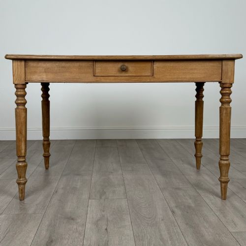 antique 20th century ash writing table of good quality - CATEGORY: ANTIQUE TABLES - DATED EDWARDIAN
