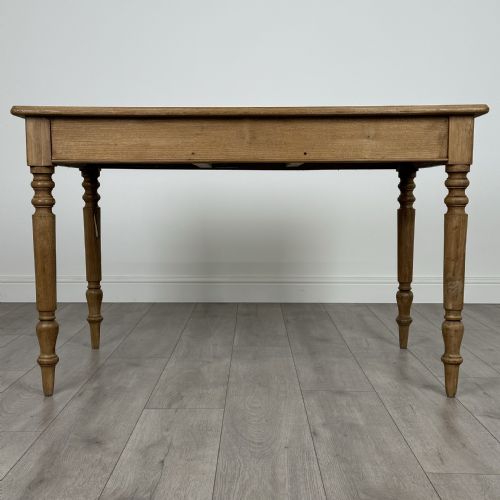 ANTIQUE 20TH CENTURY ASH WRITING TABLE OF GOOD QUALITY - ADDITIONAL PHOTO 5