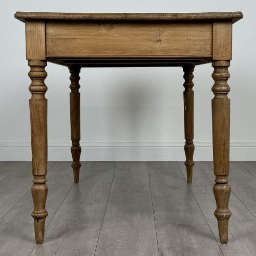 ANTIQUE 20TH CENTURY ASH WRITING TABLE OF GOOD QUALITY - ADDITIONAL PHOTO 7