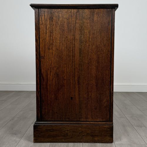 ANTIQUE 19TH CENTURY GOOD QUALITY CHEST OF DRAWERS IN OAK - ADDITIONAL PHOTO 3