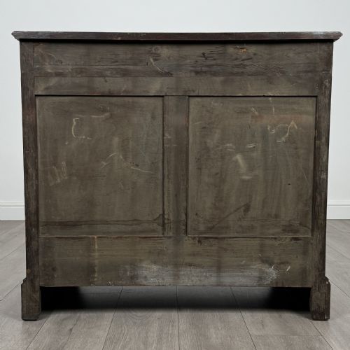 ANTIQUE 19TH CENTURY GOOD QUALITY CHEST OF DRAWERS IN OAK - ADDITIONAL PHOTO 4