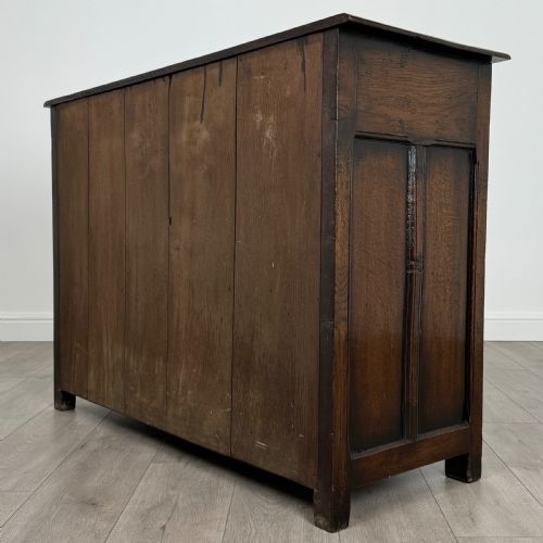ANTIQUE 20TH CENTURY GOOD QUALITY SIDEBOARD IN OAK - ADDITIONAL PHOTO 6