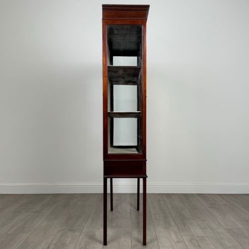 ANTIQUE 20TH CENTURY GOOD QUALITY DISPLAY CABINET IN MAHOGANY - ADDITIONAL PHOTO 6