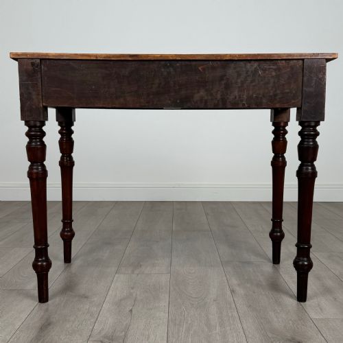 ANTIQUE 19TH CENTURY WRITING TABLE IN OAK - ADDITIONAL PHOTO 4
