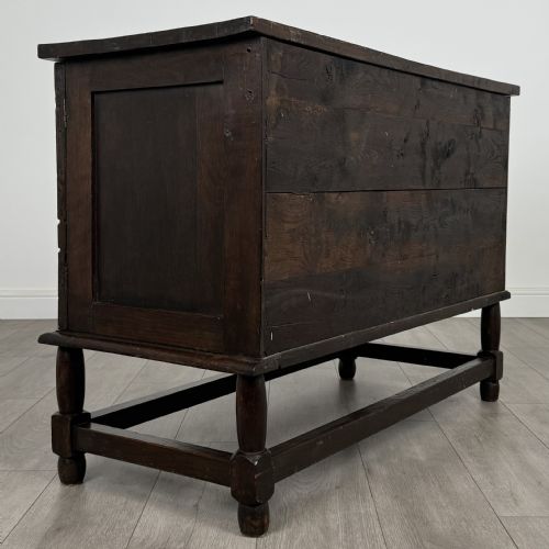 ANTIQUE 18TH CENTURY GOOD QUALITY CUPBOARD IN OAK - ADDITIONAL PHOTO 4
