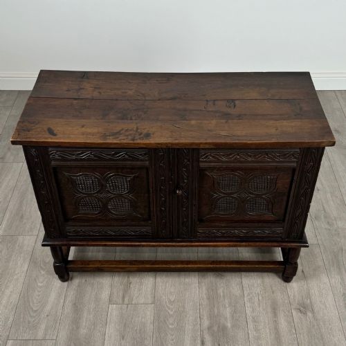 ANTIQUE 18TH CENTURY GOOD QUALITY CUPBOARD IN OAK - ADDITIONAL PHOTO 9