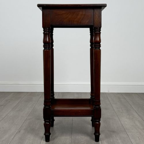 ANTIQUE 19TH CENTURY GOOD QUALITY SIDE TABLE IN MAHOGANY - ADDITIONAL PHOTO 1