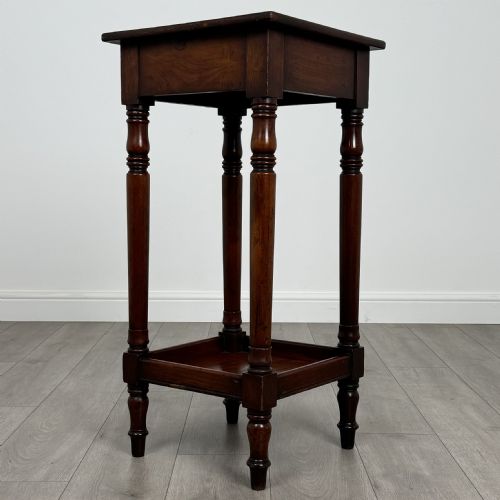 ANTIQUE 19TH CENTURY GOOD QUALITY SIDE TABLE IN MAHOGANY - ADDITIONAL PHOTO 2