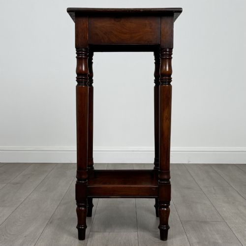 ANTIQUE 19TH CENTURY GOOD QUALITY SIDE TABLE IN MAHOGANY - ADDITIONAL PHOTO 3