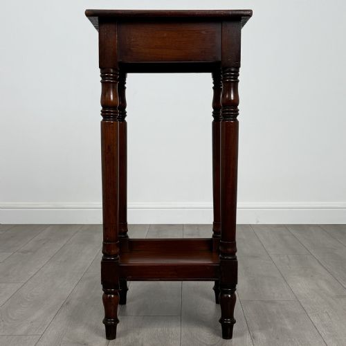 ANTIQUE 19TH CENTURY GOOD QUALITY SIDE TABLE IN MAHOGANY - ADDITIONAL PHOTO 5