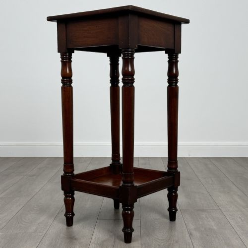 ANTIQUE 19TH CENTURY GOOD QUALITY SIDE TABLE IN MAHOGANY - ADDITIONAL PHOTO 6