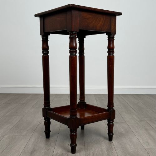 ANTIQUE 19TH CENTURY GOOD QUALITY SIDE TABLE IN MAHOGANY - ADDITIONAL PHOTO 9