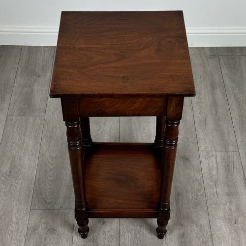 ANTIQUE 19TH CENTURY GOOD QUALITY SIDE TABLE IN MAHOGANY - ADDITIONAL PHOTO 10