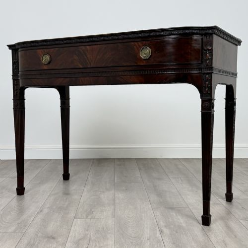 ANTIQUE 20TH CENTURY SIDE TABLE IN MAHOGANY - ADDITIONAL PHOTO 1