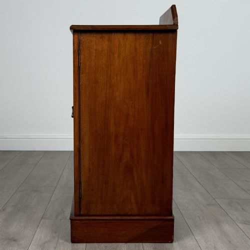 ANTIQUE 20TH CENTURY GOOD QUALITY POT CUPBOARD IN WALNUT - ADDITIONAL PHOTO 3