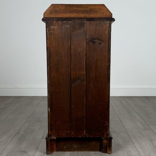 ANTIQUE 20TH CENTURY GOOD QUALITY POT CUPBOARD IN WALNUT - ADDITIONAL PHOTO 5