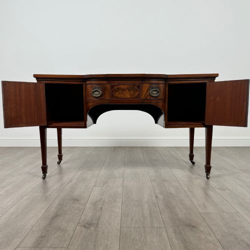 ANTIQUE 20TH CENTURY FINE QUALITY DESK IN MAHOGANY - ADDITIONAL PHOTO 1
