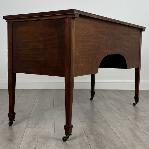 ANTIQUE 20TH CENTURY FINE QUALITY DESK IN MAHOGANY - ADDITIONAL PHOTO 3