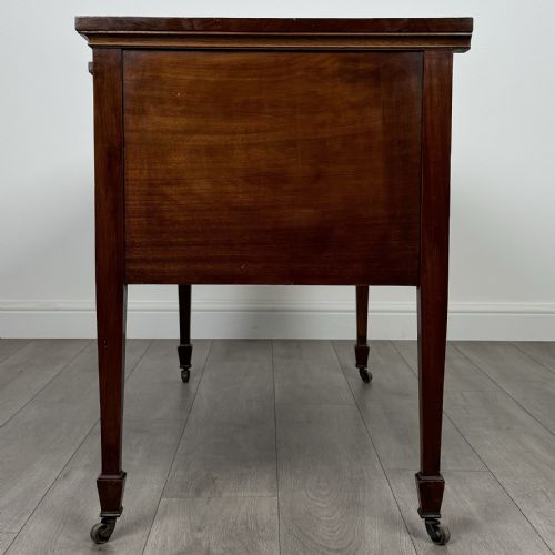 ANTIQUE 20TH CENTURY FINE QUALITY DESK IN MAHOGANY - ADDITIONAL PHOTO 4