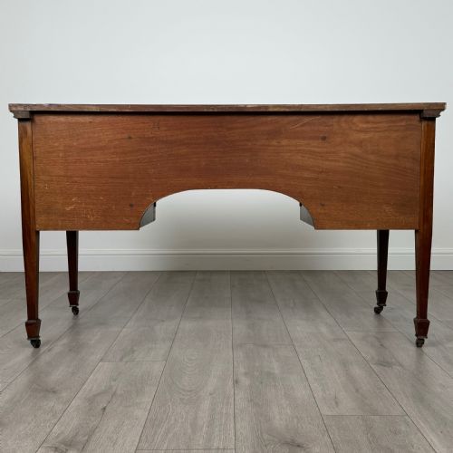 ANTIQUE 20TH CENTURY FINE QUALITY DESK IN MAHOGANY - ADDITIONAL PHOTO 5