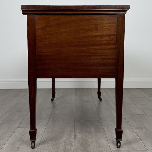 ANTIQUE 20TH CENTURY FINE QUALITY DESK IN MAHOGANY - ADDITIONAL PHOTO 7