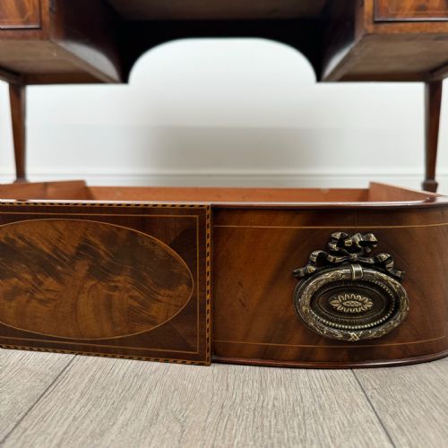 ANTIQUE 20TH CENTURY FINE QUALITY DESK IN MAHOGANY - ADDITIONAL PHOTO 11