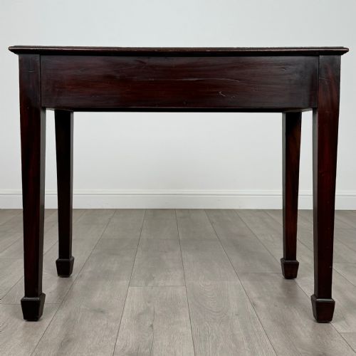 ANTIQUE 20TH CENTURY WRITING TABLE IN MAHOGANY - ADDITIONAL PHOTO 4