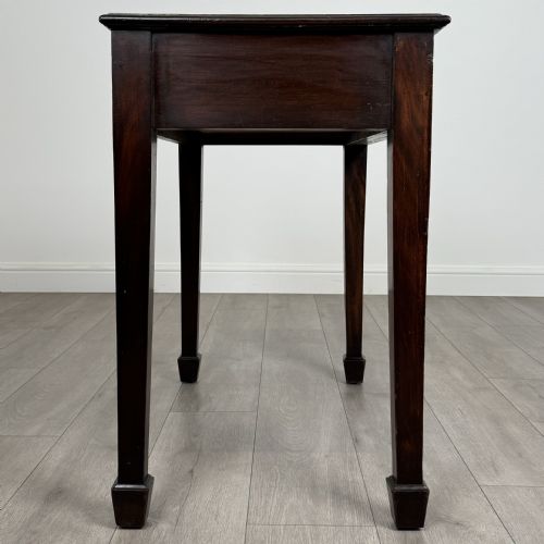 ANTIQUE 20TH CENTURY WRITING TABLE IN MAHOGANY - ADDITIONAL PHOTO 6