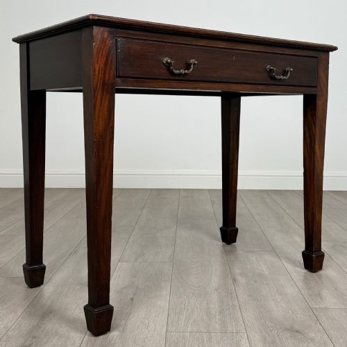 ANTIQUE 20TH CENTURY WRITING TABLE IN MAHOGANY - ADDITIONAL PHOTO 7