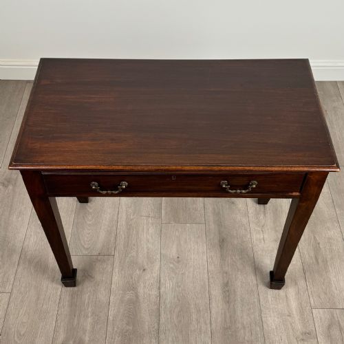 ANTIQUE 20TH CENTURY WRITING TABLE IN MAHOGANY - ADDITIONAL PHOTO 8