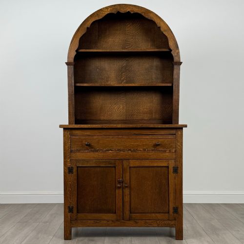 antique 20th century good quality dresser in oak - CATEGORY: ANTIQUE DRESSERS - DATED EDWARDIAN